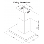PHILCO 飛歌 PC900SLE: 900mm 煙囪式抽油煙機 - 1200m³/h 強勁抽風
