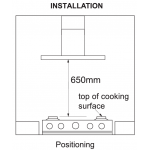 PHILCO 飛歌 PC900SLE: 900mm 煙囪式抽油煙機 - 1200m³/h 強勁抽風