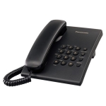 Panasonic KX-TS500MX-B Corded Phone (Black)