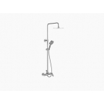 Kohler K-26242T-4-BL Aleo 雙淋浴柱 直接連接 (圓形花灑) (黑色)