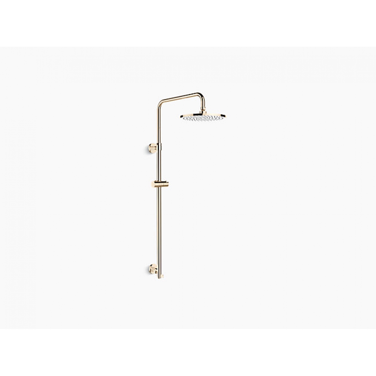 Kohler STRAIGHT K-12969T-C-AF 10吋親氧淋浴柱｜法蘭金直角型花灑