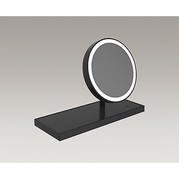 Kohler K-22634T-BW7 格躍化妝鏡 (燈光版) (黑色)