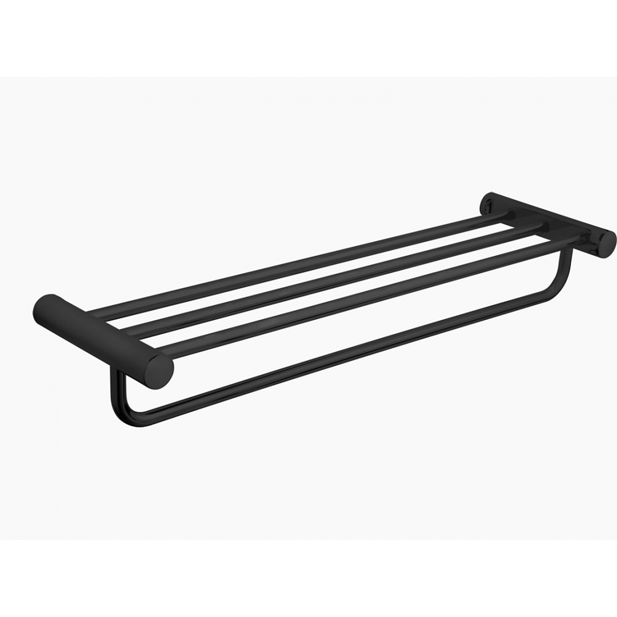 Kohler K-45400T-BL JULY 24吋雙層浴巾架 (黑色)