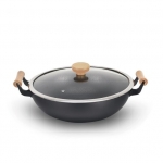 JNC JNC-IWK36 36厘米 岩紋純鐵鑊