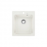 Blanco 526574 NAYA 45 花崗岩石盆 檯面/檯底 單星盆 (白色 White) (465 x 510mm)