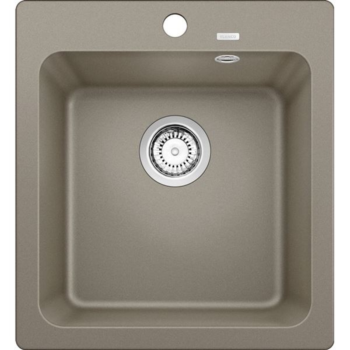 Blanco NAYA 45 巧克力色花崗岩石單星盆 (防刮/抗菌/可嵌入/檯底安裝)