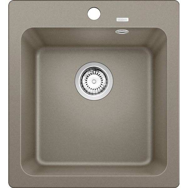 Blanco NAYA 45 巧克力色花崗岩石單星盆 (防刮/抗菌/可嵌入/檯底安裝)