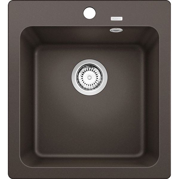 Blanco NAYA 45 咖啡色花崗岩石單星盆 (防刮/抗菌/可嵌入/檯底安裝)