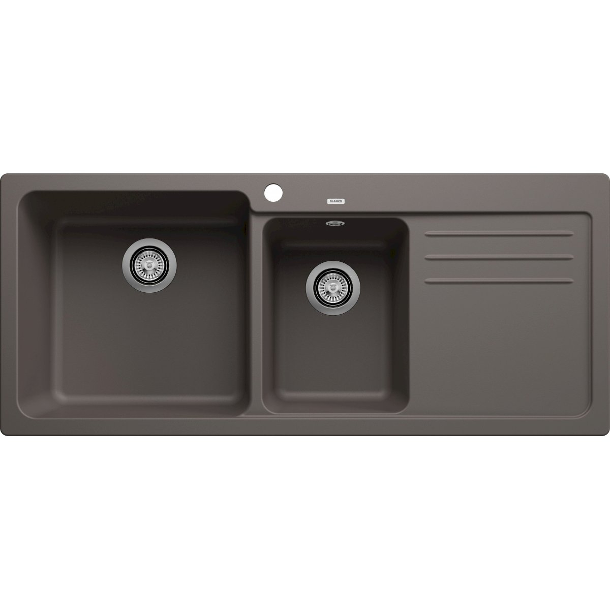 Blanco NAYA 8S 火岩灰色廚房左雙盆星盆 (深碗/德國製造)