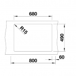 Blanco Pleon 8 火岩灰色單盆星盆 (特深碗/德國製造)