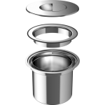 Blanco 521471 Solon-IF 7.0公升 嵌入式不鏽鋼垃圾桶