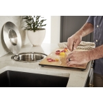 BLANCO SOLON-IF 512471 檯面式垃圾桶 - 紅點設計大獎、7公升容量與拉絲不銹鋼材質