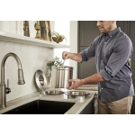 BLANCO SOLON-IF 512471 檯面式垃圾桶 - 紅點設計大獎、7公升容量與拉絲不銹鋼材質