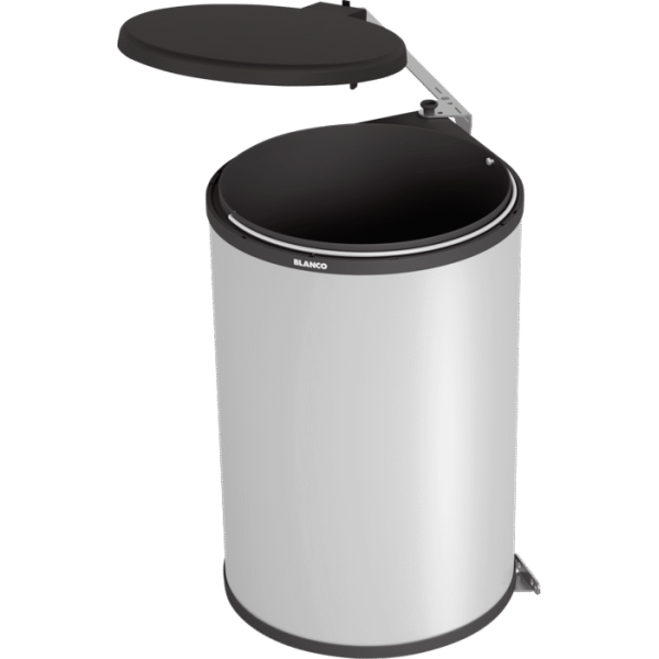 BLANCO SINGOLO XL 526377 櫃門垃圾箱：20公升大容量、鋼製結構、櫃門自動同步開合