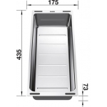 BLANCO 227689 多功能不鏽鋼濾盤 (適用於特定鋅盤型號)