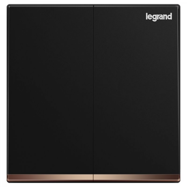 Legrand Galion K8/32/1/2CN-C 16AX 單控開關 (碳素黑)
