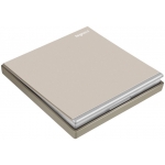 Legrand Galion 16AX 一位雙控開關 帶LED燈 (香檳金+鑲銀邊) - 產品型號: K8/31/2/3BN-C2