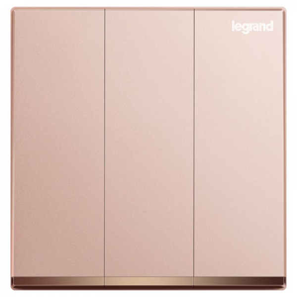 Legrand Galion K8/33/2/3AN-C4 10AX 3位雙控開關 櫻花粉紅