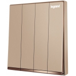 Legrand Galion K8/34/1/2DN-C1 10AX 4位單控開關 玫瑰金