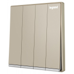 Legrand Galion K8/34/2/3DN-C2 10AX 4位雙控開關 香檳金