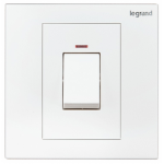 Legrand Galion K8/31D45AN-HK 1 Gang 45A DP Switch with LED (White)
