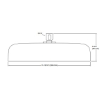 Kohler K-26293T STATEMENT 單功能 12" 長方形頭頂花灑 (羅曼銀)｜Katalyst注氧技術、MasterClean