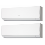 General 珍寶 1.0匹+1.0匹 一拖二 變頻冷暖 多聯式分體冷氣機 (ASHG09LMCAx2/AOHG18LAT3)