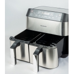Frigidaire 北極 FD2480 8公升雙籃空氣炸鍋：獨立雙籃、同步完成、6合1烹飪