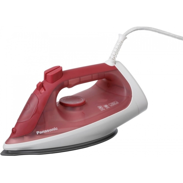 Panasonic 樂聲 NI-S430-RD 2300W 鈦塗層底板蒸氣熨斗（紅色）：高效熨燙、U形底板、大水箱容量