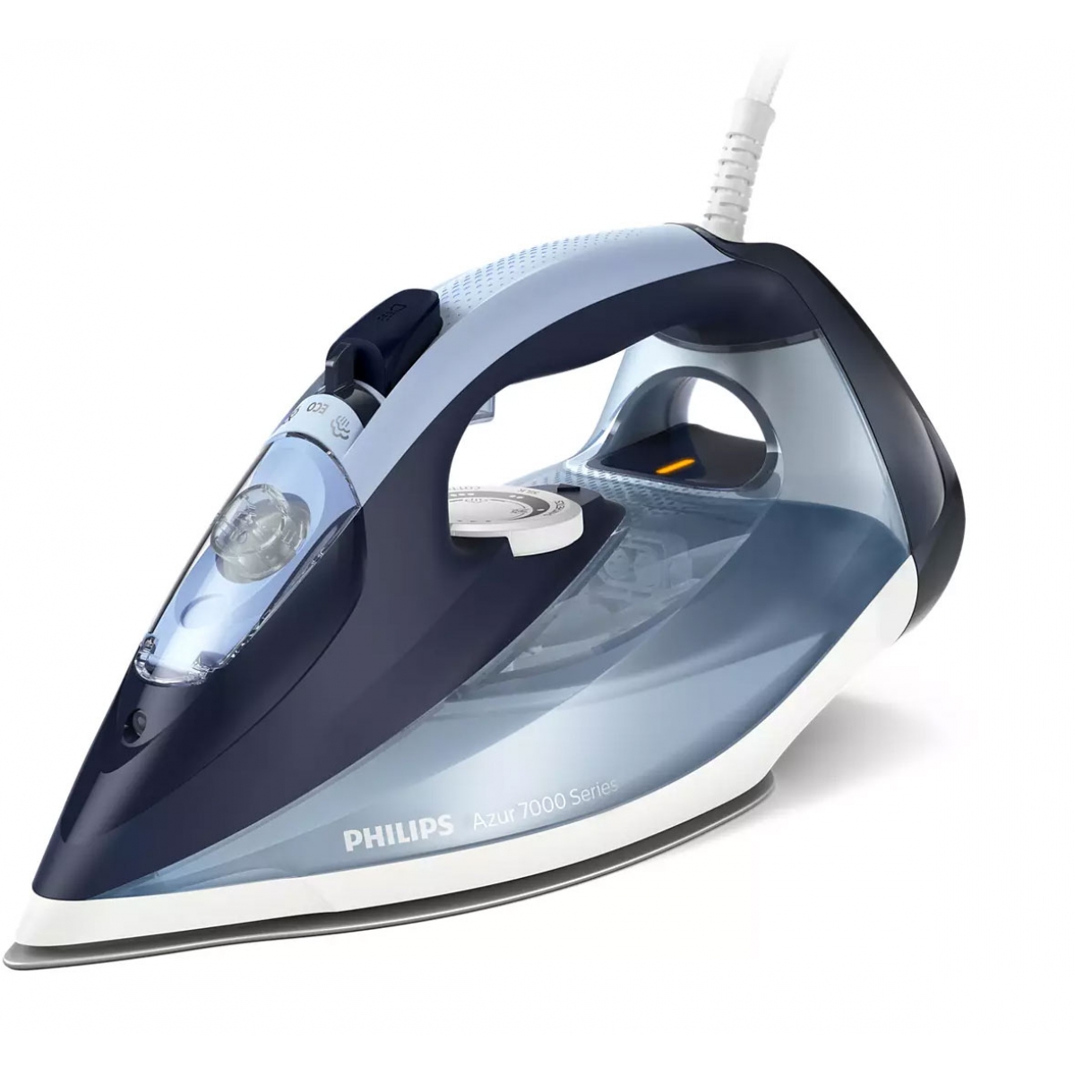 Philips 飛利浦 DST7020/20 2800W 7000系列 Azur 蒸氣熨斗（洛羅斯藍色/棉藍色）：強勁蒸氣、SteamGlide底板、瞬間除鈣