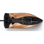 Philips 飛利浦 DST7040/80 2800W 7000系列 Azur 蒸氣熨斗（黑色/金色）：SteamGlide Elite底板、自動斷電、防漏水系統