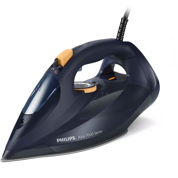 Philips 飛利浦 DST7060/20 3000W 7000系列 Azur 蒸氣熨斗（藍色）：3000W大功率、55g/min持續蒸氣、自動斷電