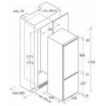 ROSIERES RBBF178-T 246L 嵌入式雙門雪櫃