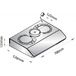 PACIFIC 太平洋 PR8133S70 電熱除油 抽油煙機 (不銹鋼/3段風速)
