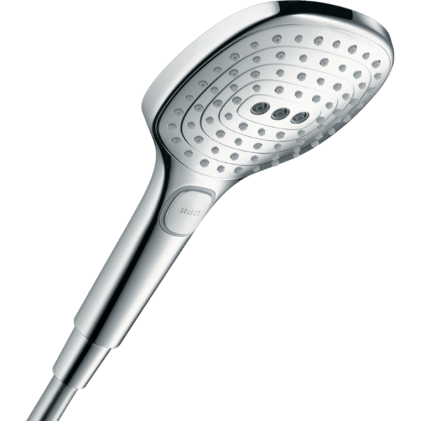 Hansgrohe Raindance Select E 120 手持花灑 (26520000): 3種噴頭模式, 120毫米尺寸