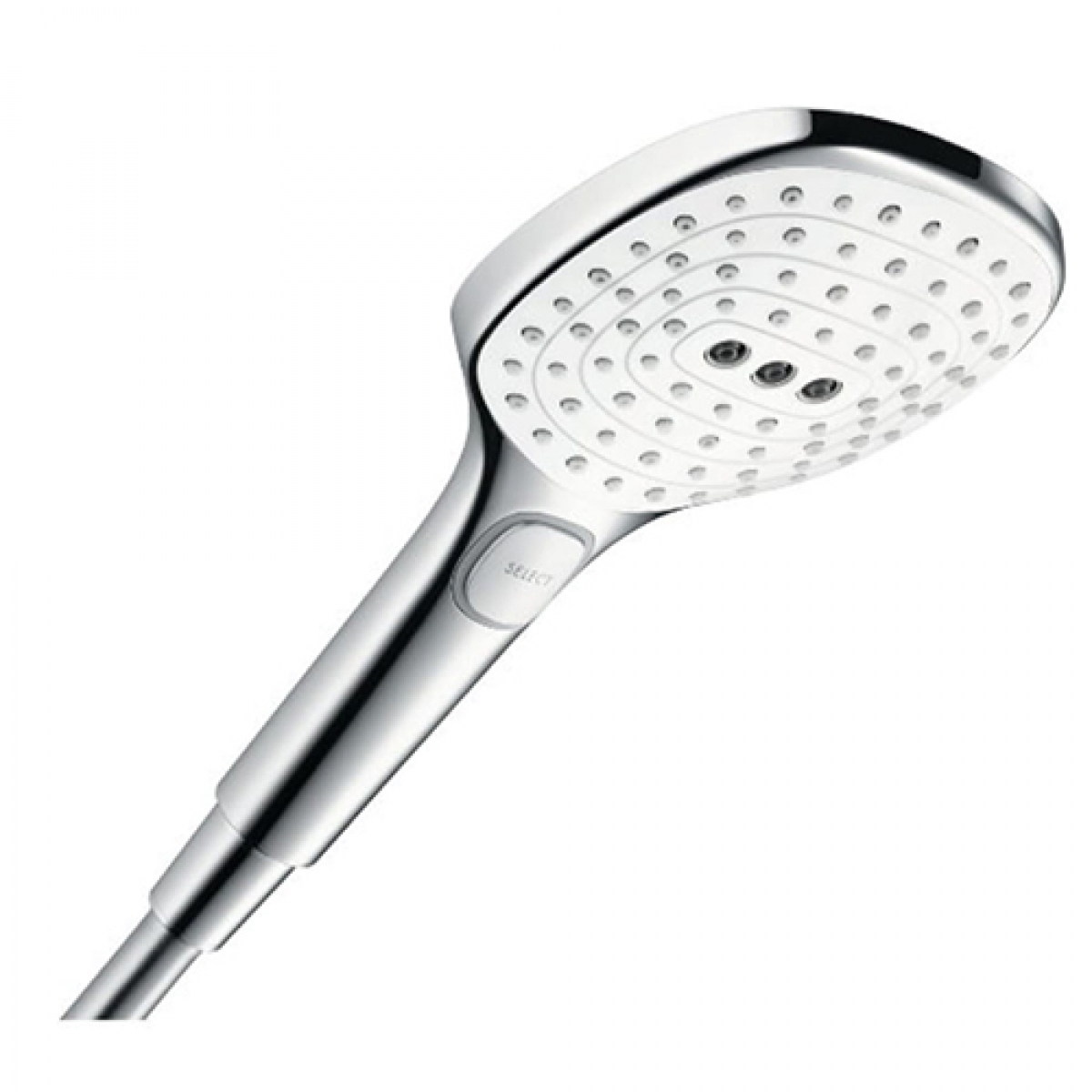 Hansgrohe Raindance Select E 120 手持花灑 (26520400): 3種噴頭模式, 120毫米尺寸