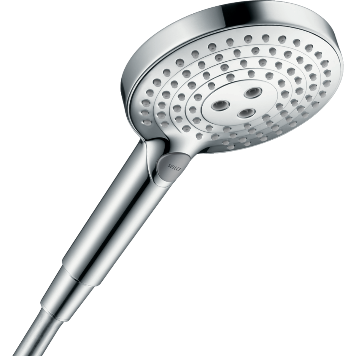 Hansgrohe Raindance Select S 120 手持花灑 (26530000): 3種噴頭模式, 125毫米尺寸