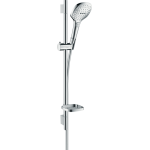 Hansgrohe 26620000 CRaindance Select E 淋浴套裝 120 3 噴頭，帶 65 厘米淋浴桿和皂碟