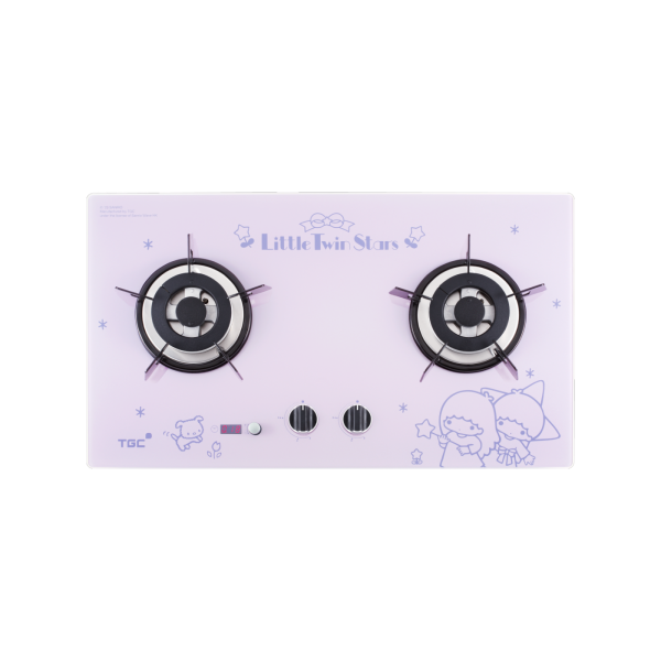 TGC TRTB62ST-G 嵌入式平面爐 - Little Twin Stars系列 薰衣紫雙頭爐
