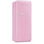 SMEG FAB28RPK5 50年代復古粉紅色雪櫃：266公升節能保鮮，1級能源效益