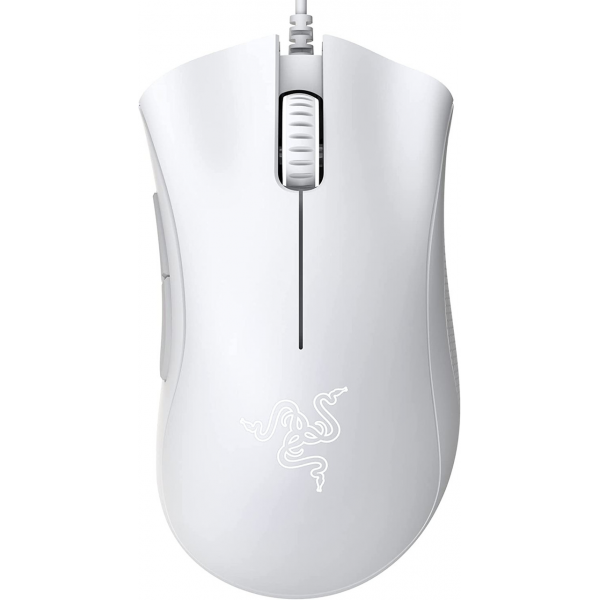 Razer 雷蛇 DeathAdder Essential 光學感測器 簡約遊戲滑鼠 (白色) (RZ01-03850200-R3M1)