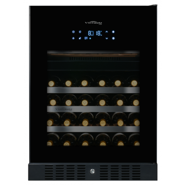 VINVAUTZ 名望 VZ46VDUG-L 左門鉸 雙溫酒櫃 | 46瓶容量、變頻壓縮機、防護玻璃
