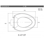 Kohler K-2552A-0 OVE™ 緩降廁板