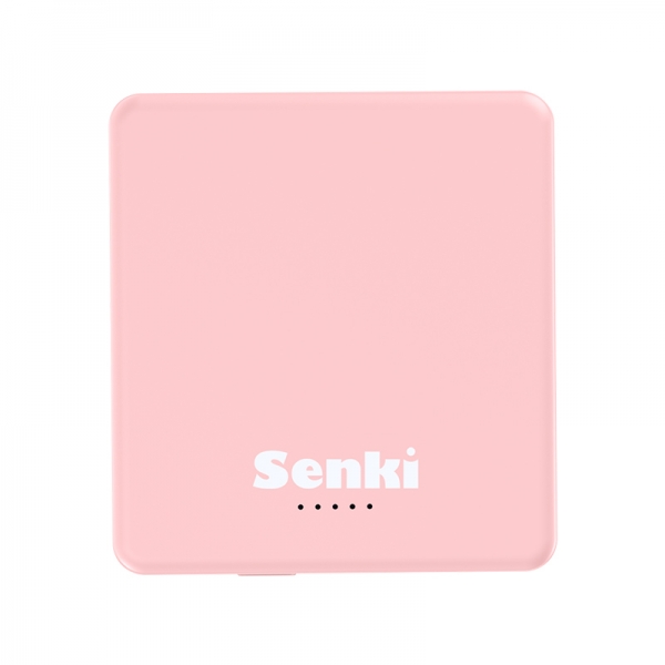 Senki 千崎 SK-E30A-PK 磁吸行動電源 (粉紅色) - 5000mAh，20W快充
