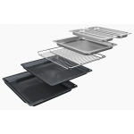 Bosch HSG7361B1 嵌入式蒸焗爐 - 71升、健康蒸+、Home Connect、EcoClean自潔