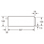 Bosch BVE9101B1 14厘米 8.0公升嵌入式真空抽屜