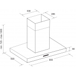Cristal 尼斯 CL938ES-1 90CM 島式抽油煙機 🇮🇹