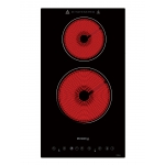 Cristal 尼斯 PE29HL-1 29厘米 嵌入式雙頭電陶爐