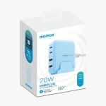 Momax UM50UKB ONEPLUG 70W GaN 桌面充電座 (藍色)