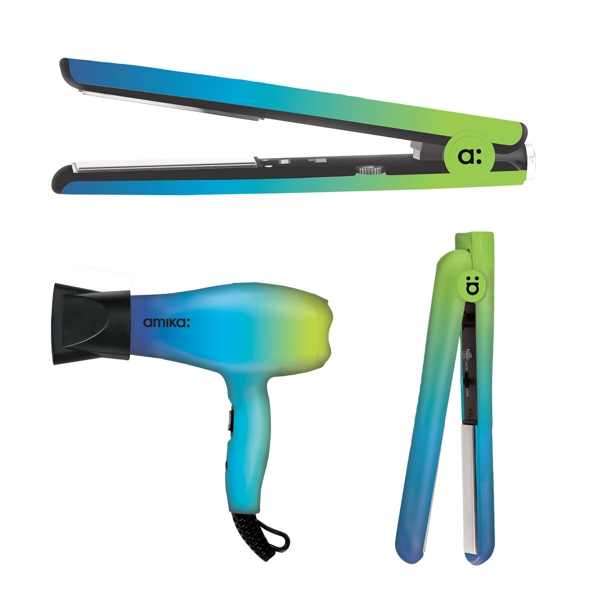 Amika Fusion-Set1 Blue Lagoon 吹整造型套裝